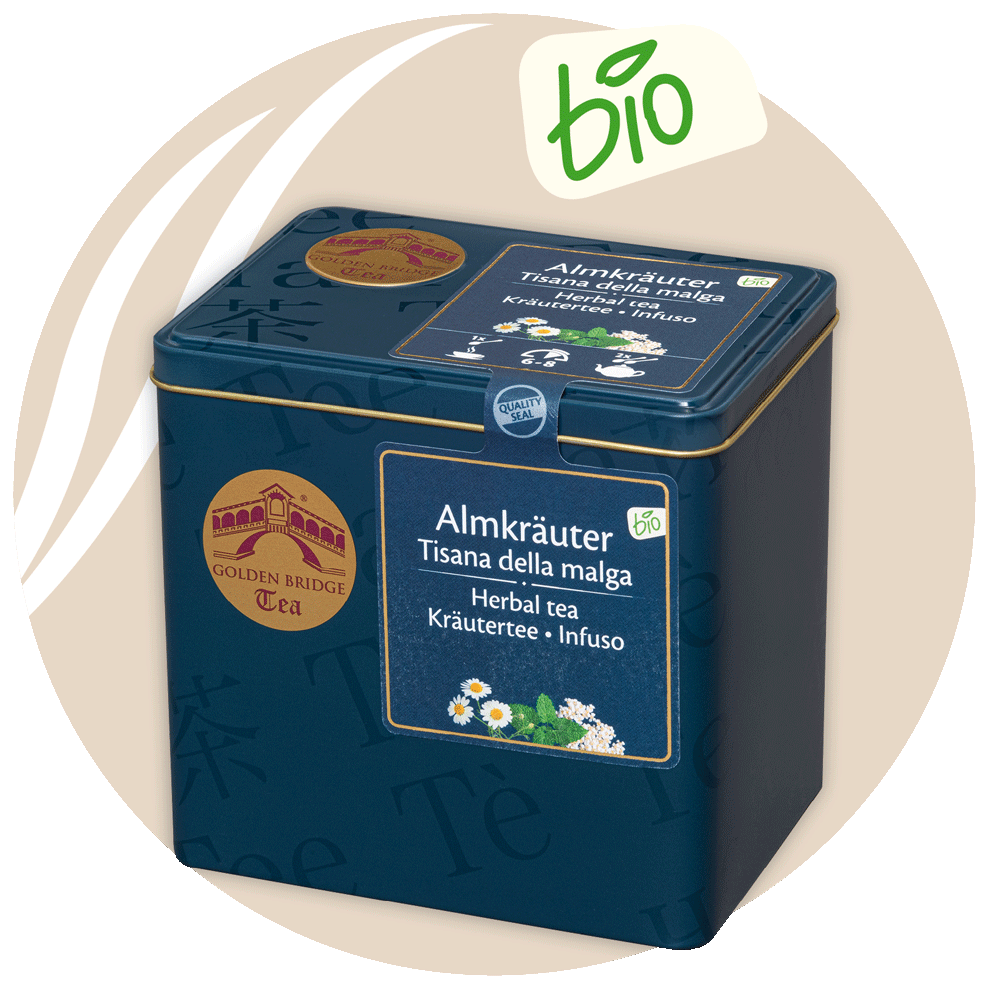 Golden BRIDGE TEA® Almkräuter BIO