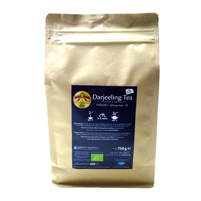 Golden Bridge Darjeeling Tea BIO Nachfüllpackung 